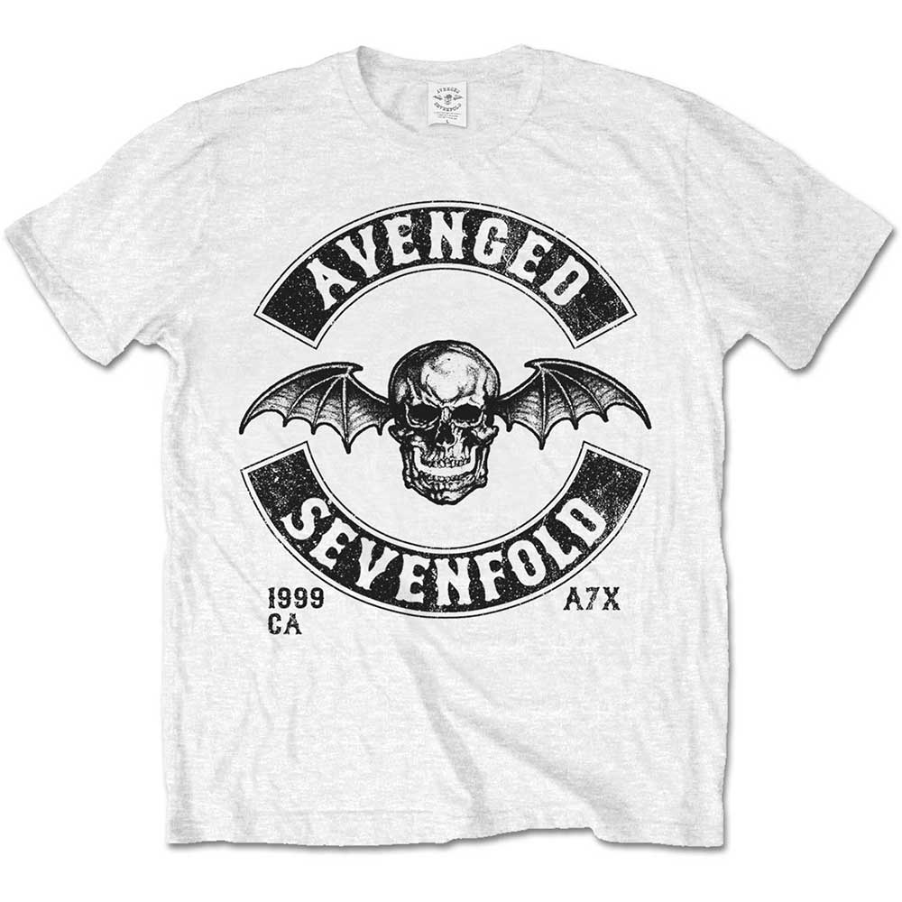 Tričko Avenged Sevenfold A7X - Moto Seal, Unisex,Biela,XXL