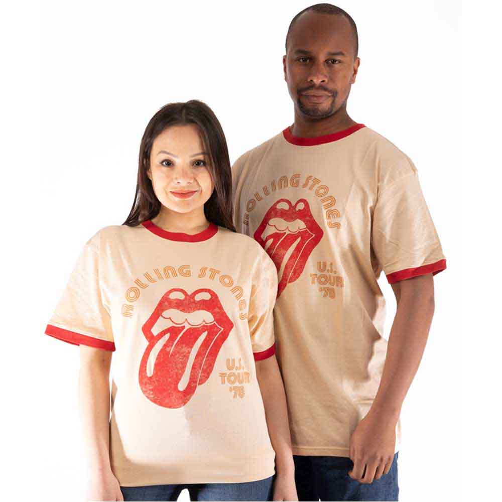 Tričko The Rolling Stones - US Tour '78, Unisex,Natural,XXL