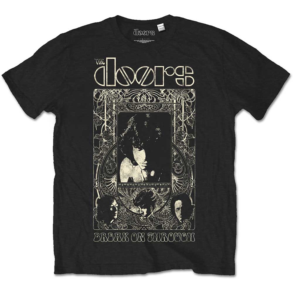 Tričko The Doors - Nouveau, Unisex,Čierna,XXL