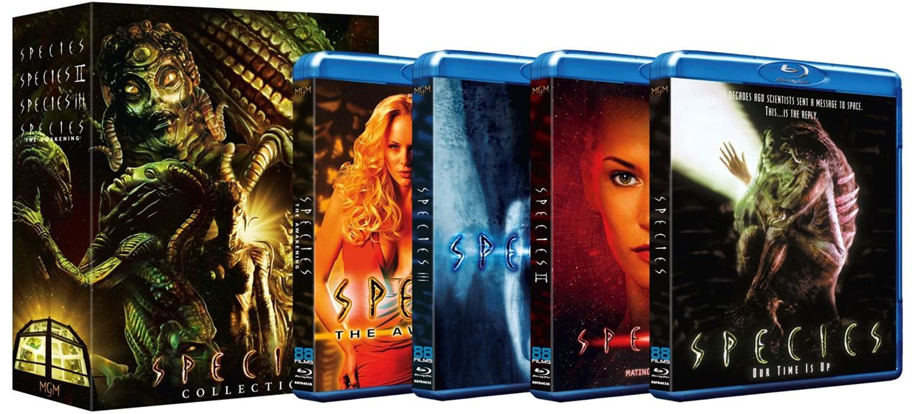 Blu-ray Lee Kerslake - SPECIES 1-4 COLLECTION