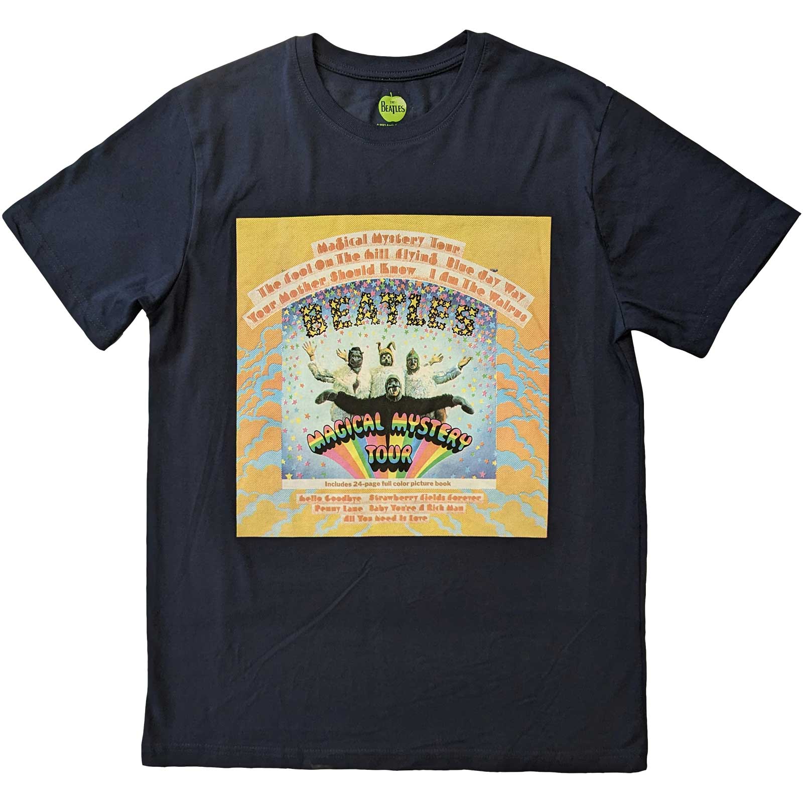 Tričko The Beatles - Magical Mystery Tour Album Cover, Unisex,Modrá,S