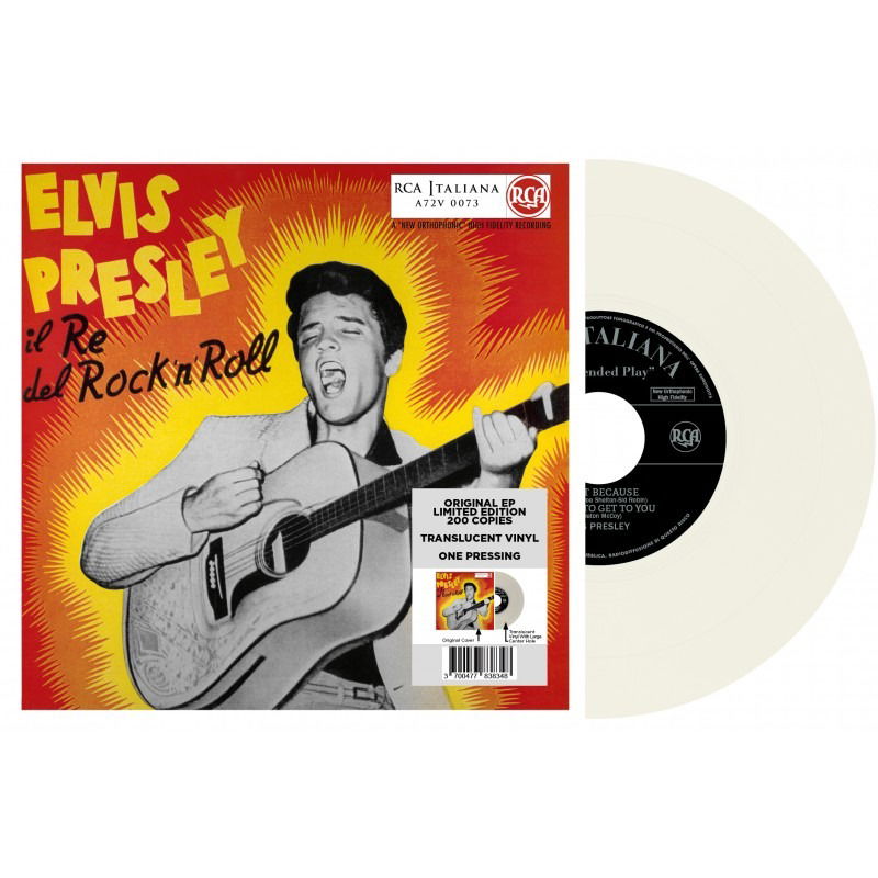Vinyl Elvis Presley - 7-EP ETRANGER N15 - IL RE DEL ROCK'N'ROLL (ITALIE)