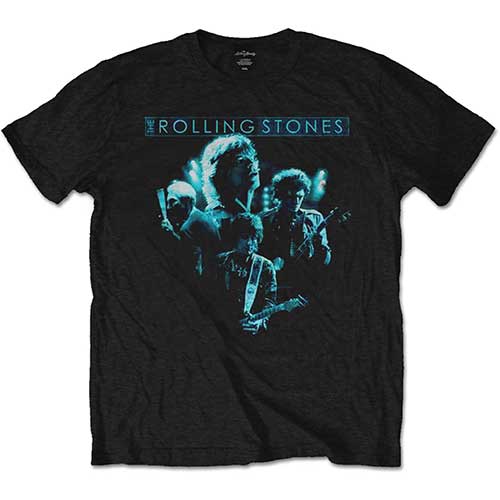 Tričko The Rolling Stones - Band Glow, Unisex,Čierna,XL