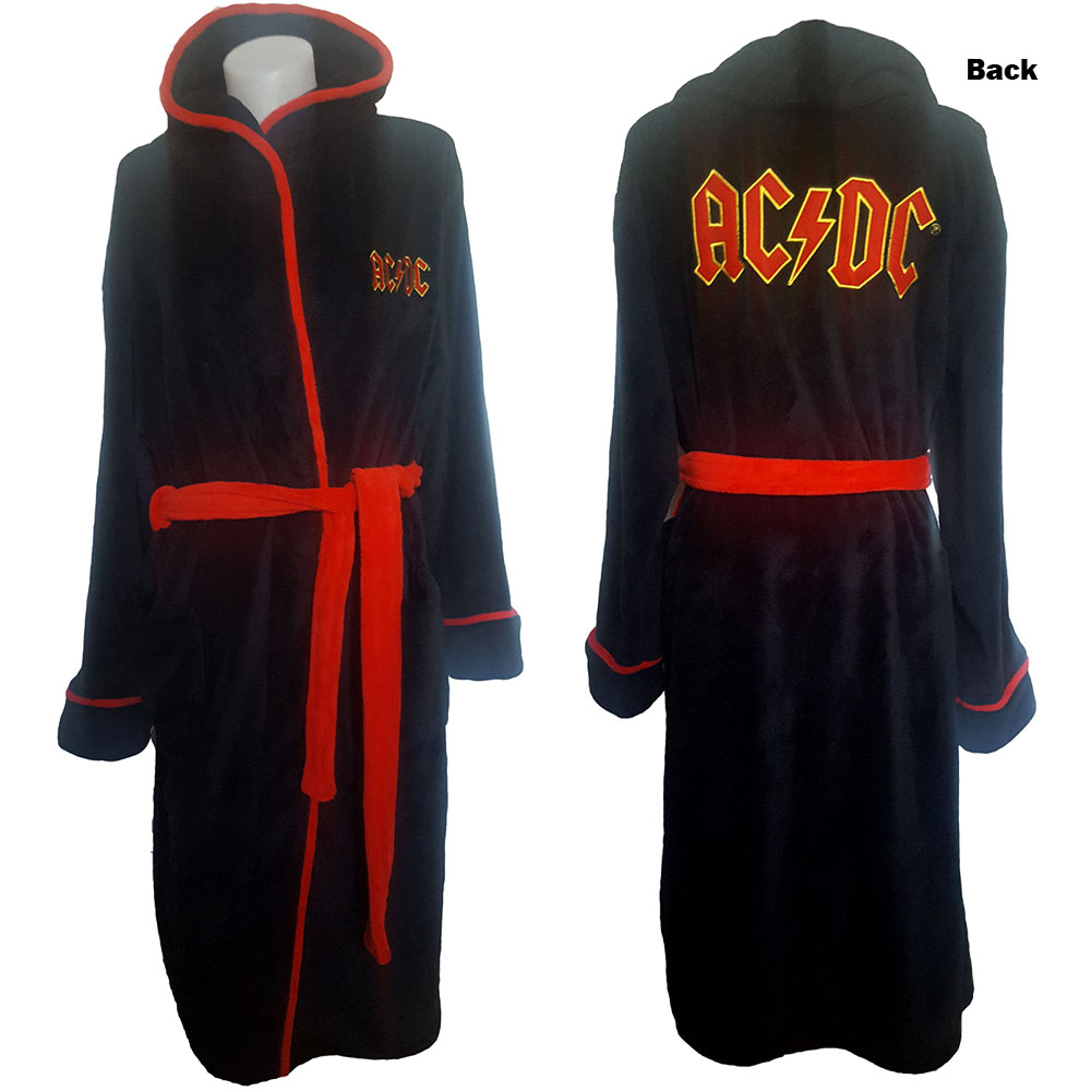 Župan AC/DC - Logo, Unisex,Čierna,L/XL