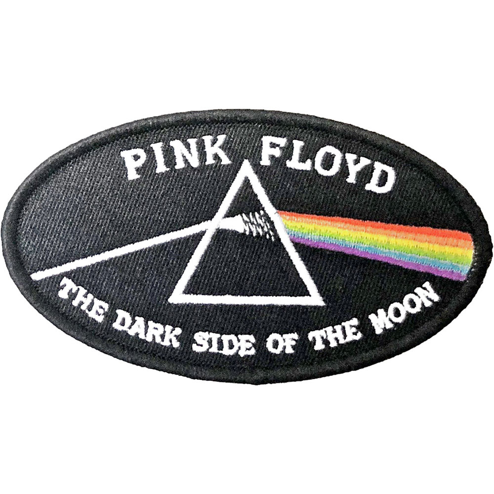 Nažehlovačka Pink Floyd - Dark Side of the Moon Oval Black Border