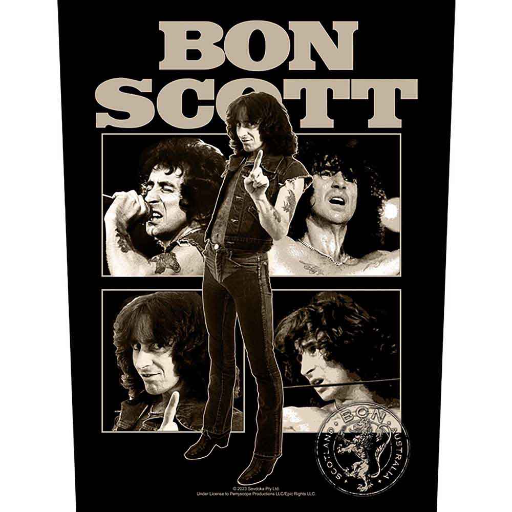Nažehlovačka Bon Scott - Collage