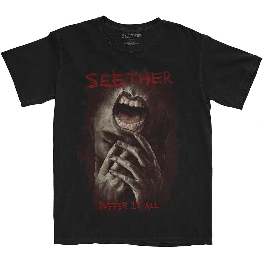 Tričko SEETHER - Suffer It All, Unisex,Čierna,XXL