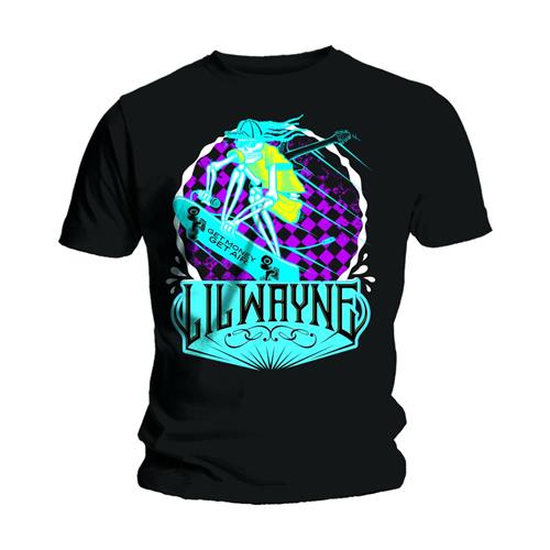 Tričko Lil Wayne - Get Money, Unisex,Čierna,XXL