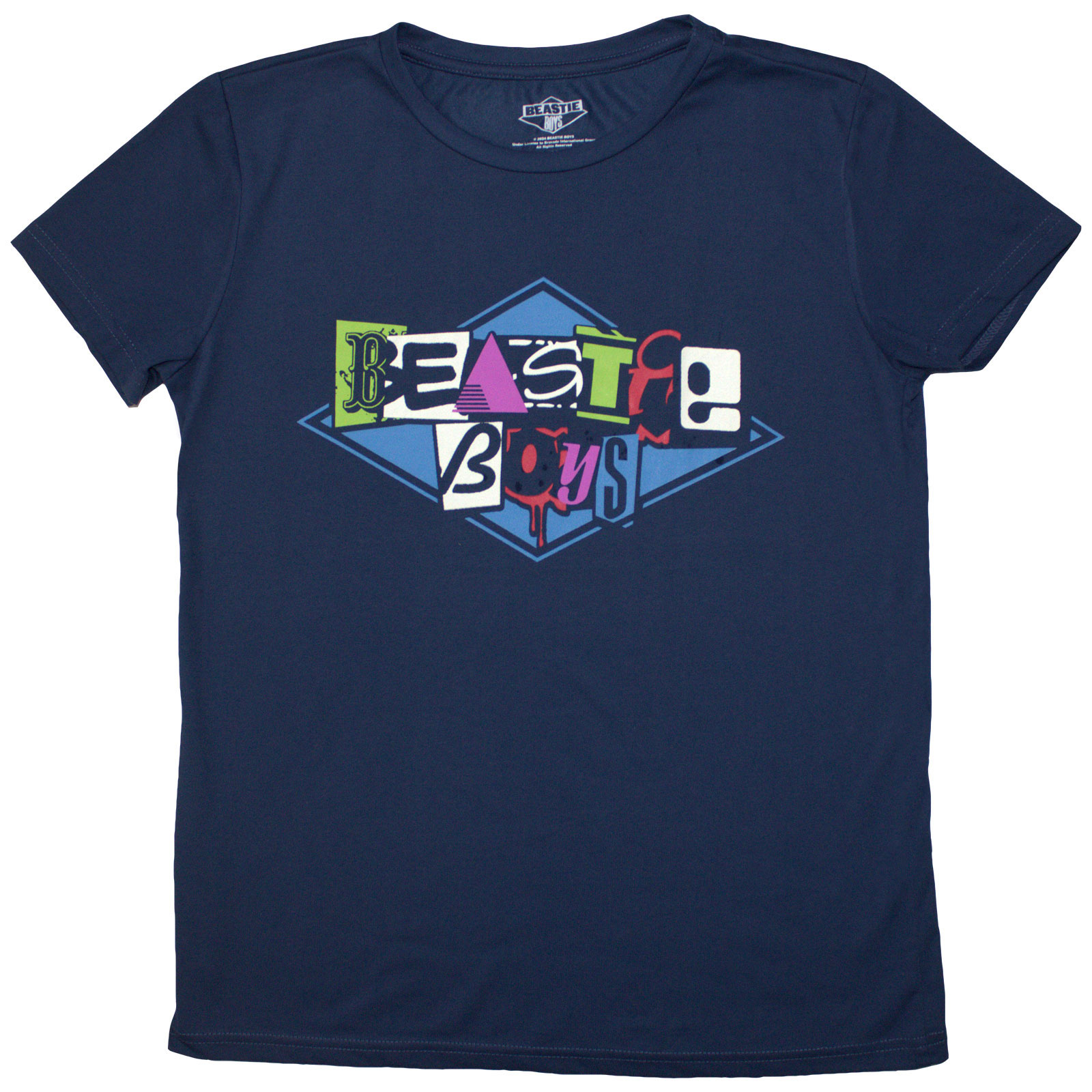 Tričko Beastie Boys - Multicolour Logo, Žena,Modrá,XXL