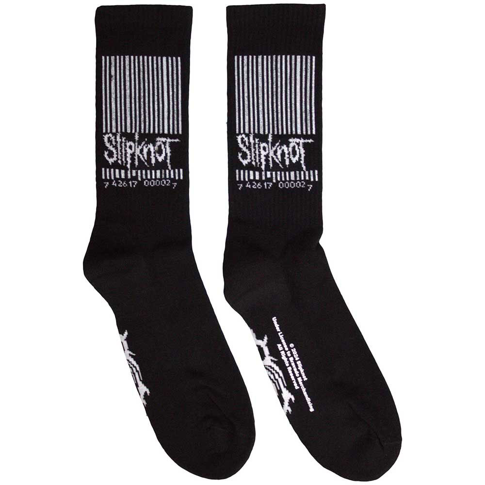 Ponožky Slipknot - Barcode & Tribal S, Unisex,Čierna,UK 4 - 7