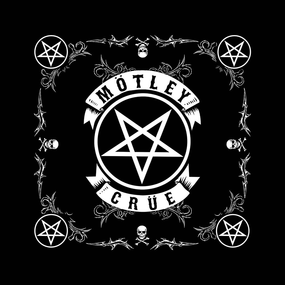 Šatka Motley Crue - Pentagram, Unisex,Čierna,Univerzálna