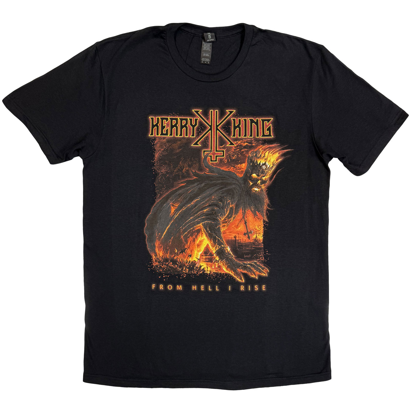 Tričko Kerry King - From Hell I Rise Hell King, Unisex,Čierna,XXL