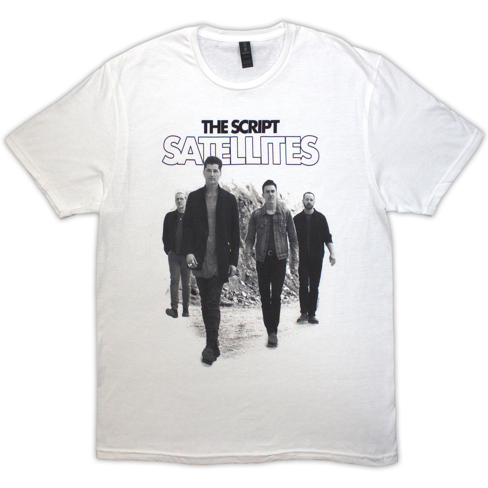 Tričko The Script - Satellites Photo, Unisex,Biela,XXL