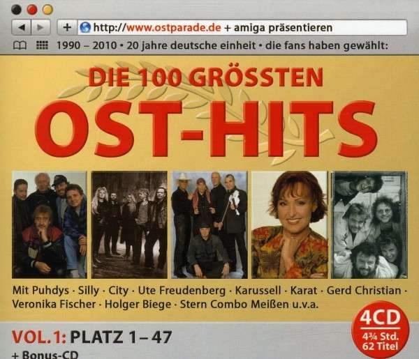 CD Rôzni umelci - Die Ultimative Ostparade - Top 100 Folge 1