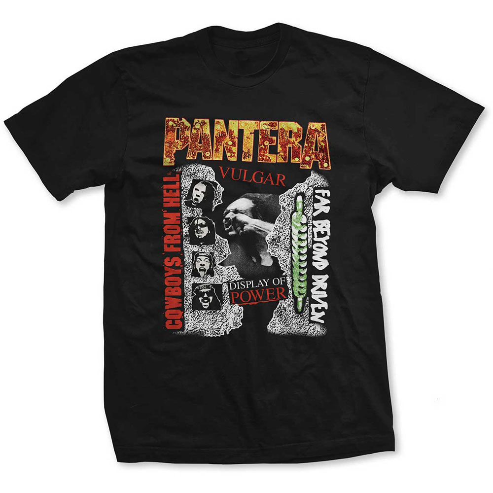 Tričko Pantera - 3 Albums, Žena,Čierna,XXL