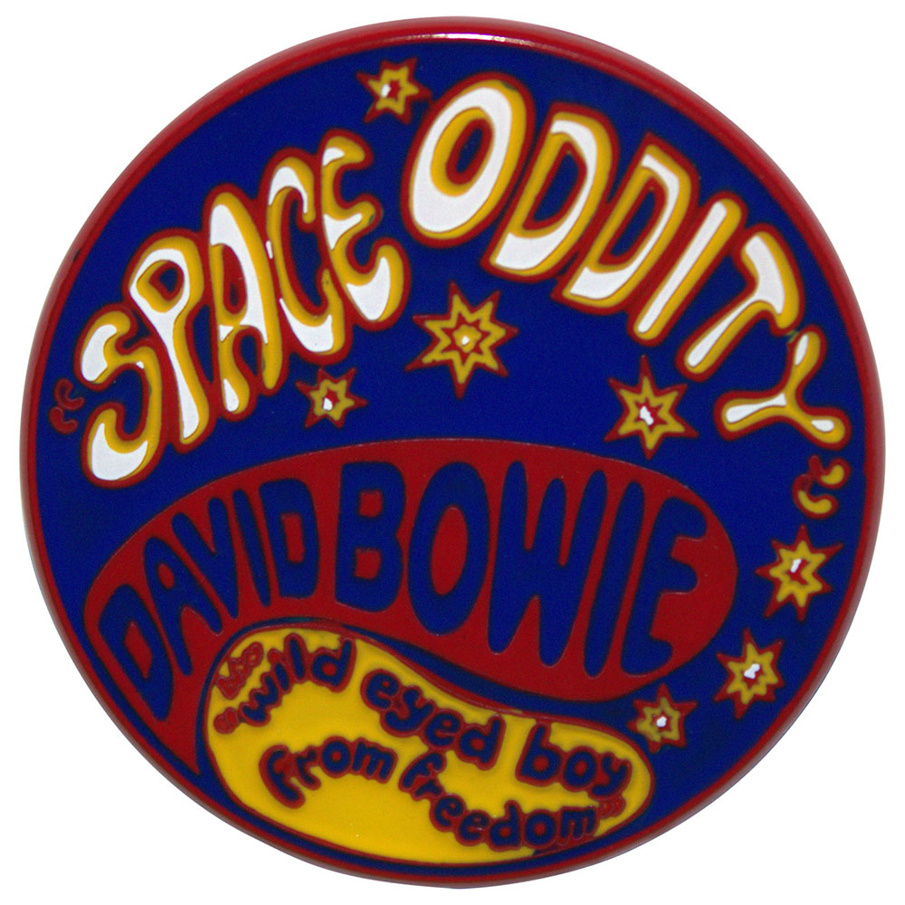 Odznak David Bowie - Space Oddity