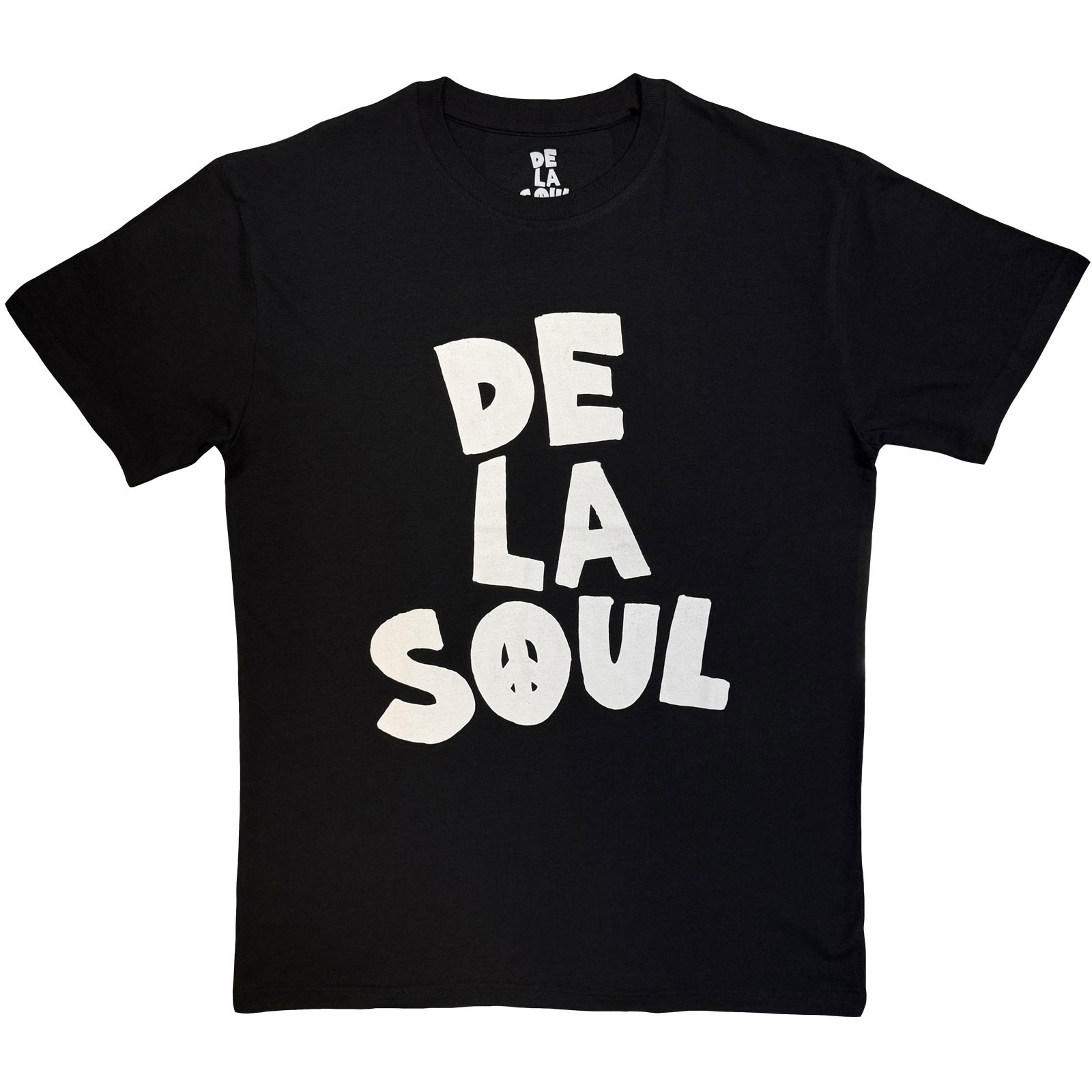Tričko De La Soul - Logo Mono, Unisex,Čierna,XXL