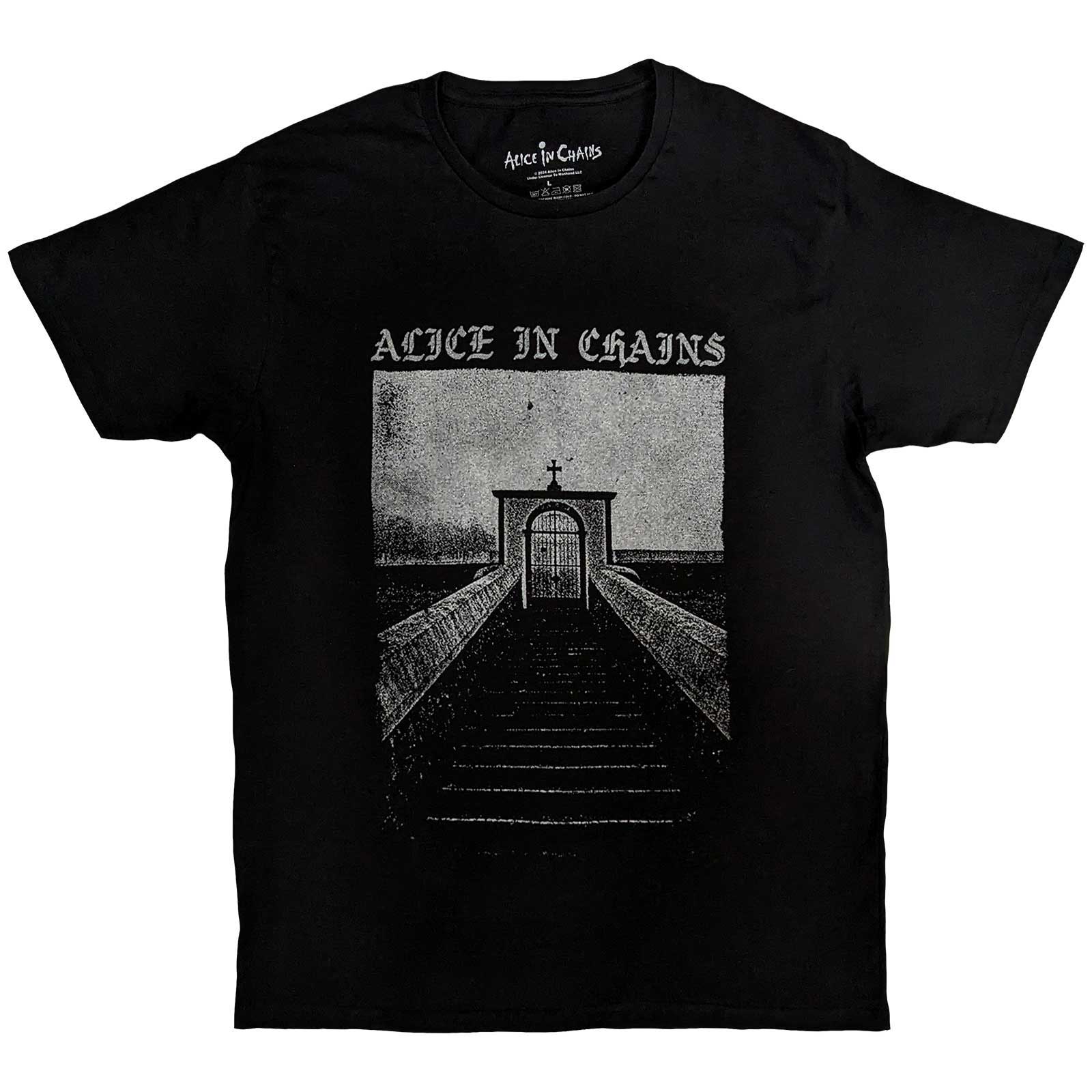 Tričko Alice In Chains - Stairway, Unisex,Čierna,XL