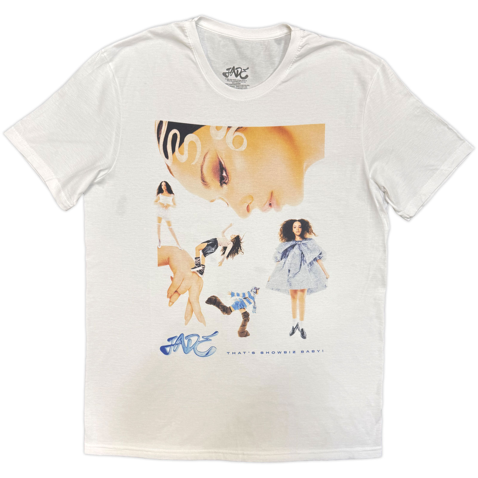 Tričko Jade - That's Showbiz Baby, Unisex,Biela,XXL