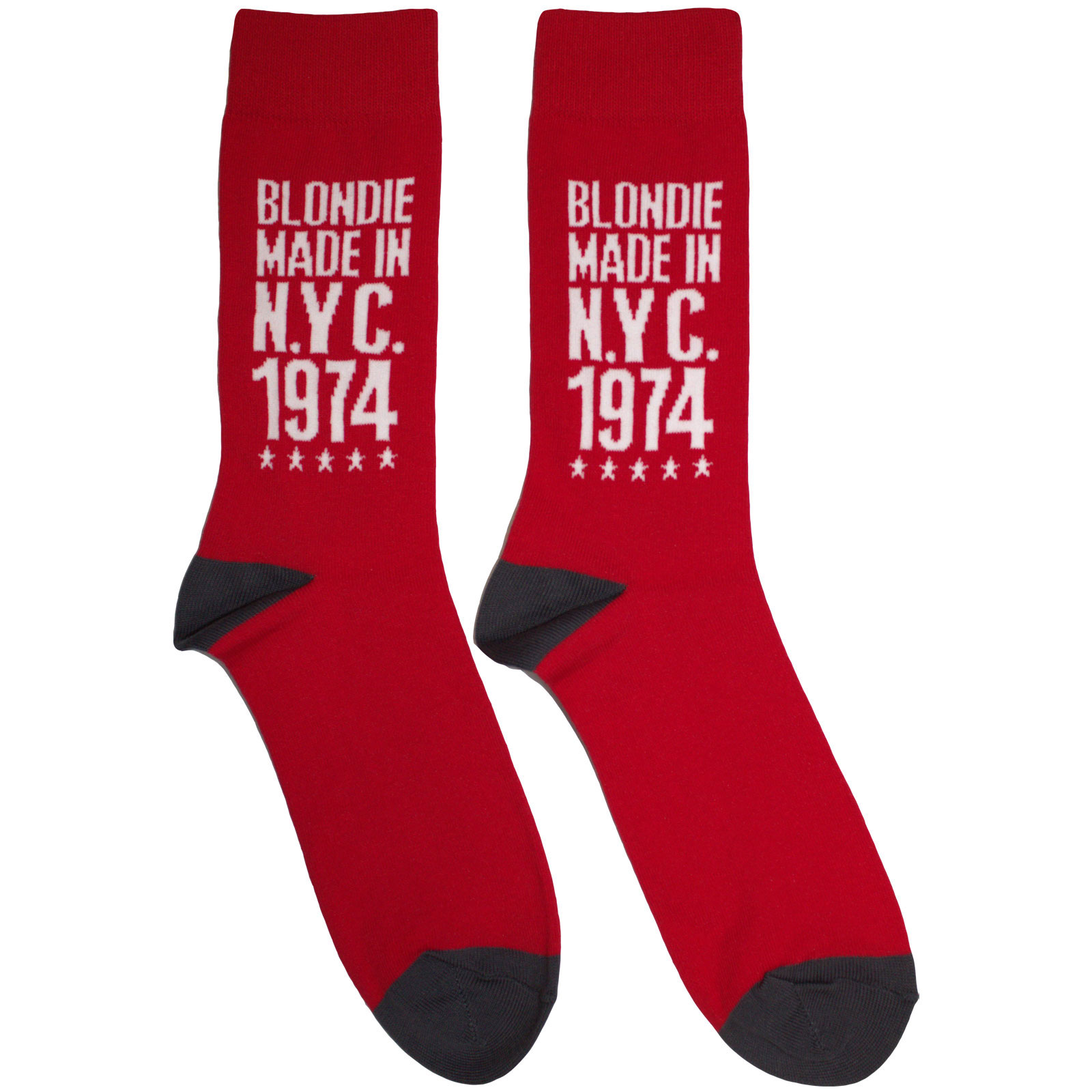 Ponožky Blondie - Made In NYC '74, Unisex,Červená,UK 7 - 11