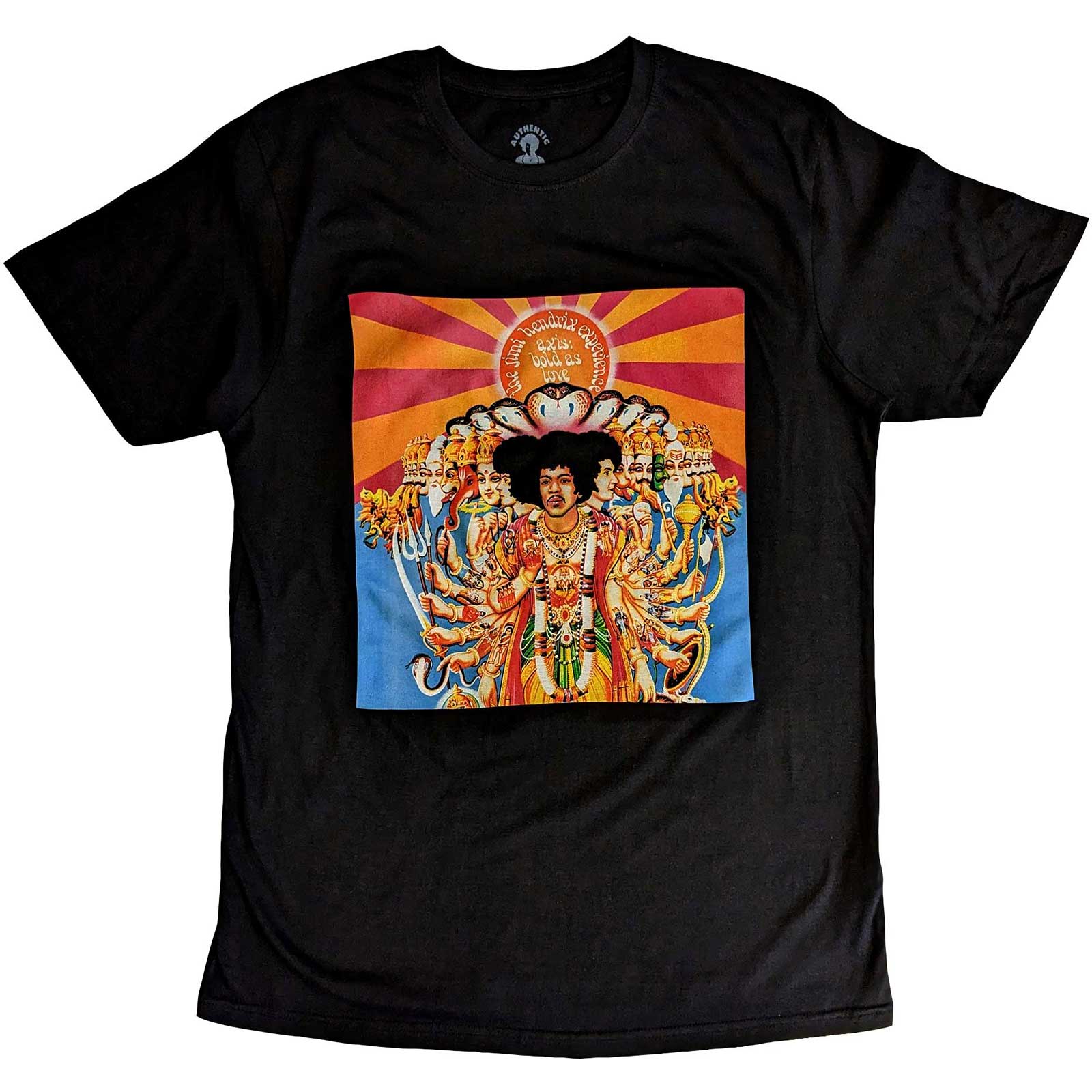 Tričko Jimi Hendrix - Axis, Unisex,Čierna,XXL