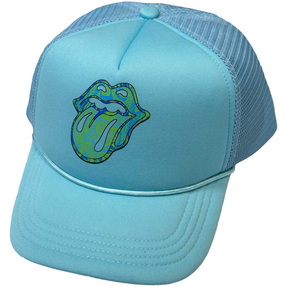 Šiltovka The Rolling Stones - Psychedelic Tongue, Unisex,Modrá,Univerzálna
