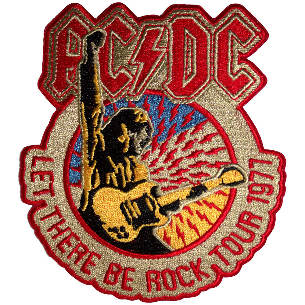 Nažehlovačka AC/DC - Let There Be Rock Tour 1977