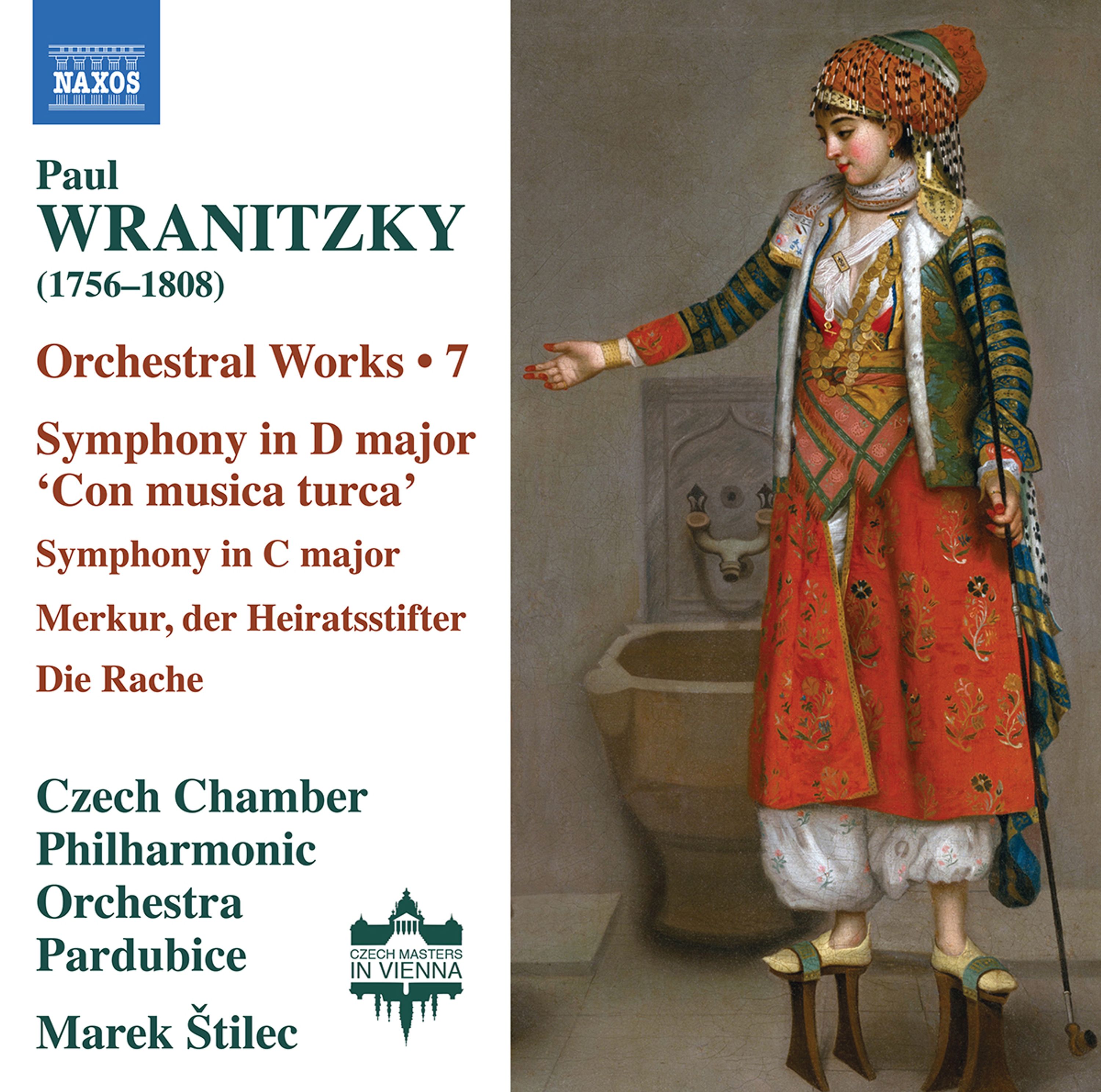 CD Czech Chamber Philharmonic Orchestra Pardubice - WRANITZKY: ORCHESTRAL WORKS, VOL. 7