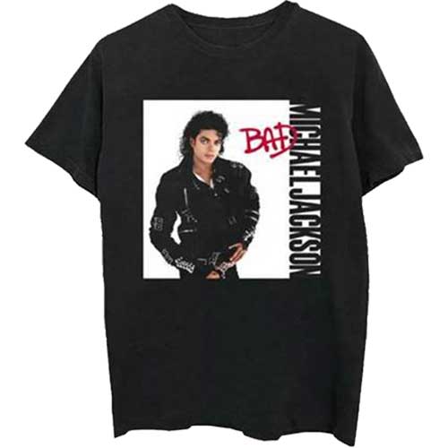 Tričko Michael Jackson - Bad, Unisex,Čierna,XXL