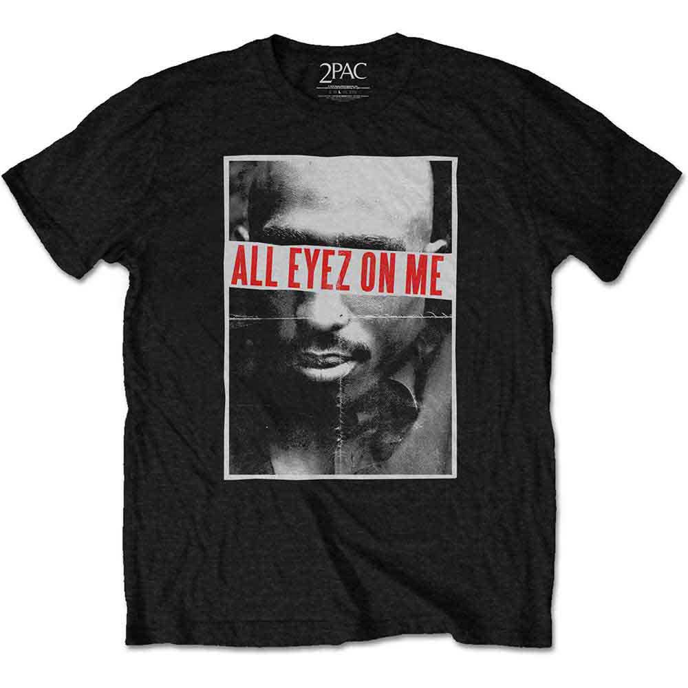Tričko 2Pac - All Eyez, Unisex,Čierna,XXL