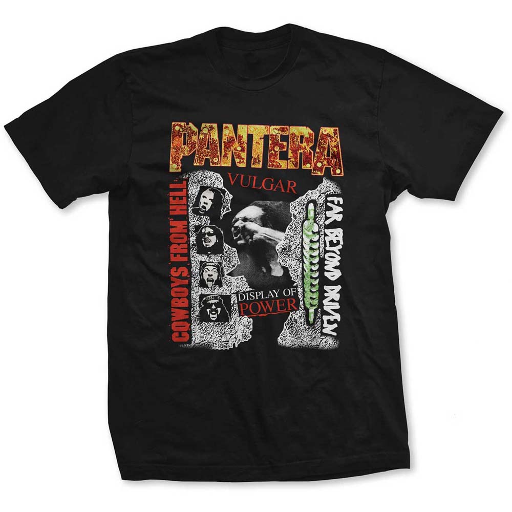 Tričko Pantera - 3 Albums, Unisex,Čierna,XXL