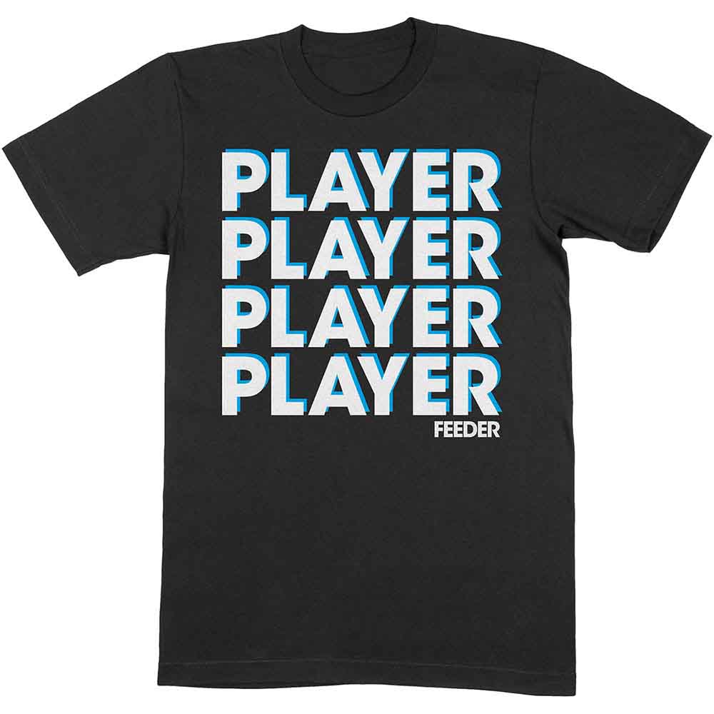 Tričko Feeder - Player, Unisex,Čierna,XXL