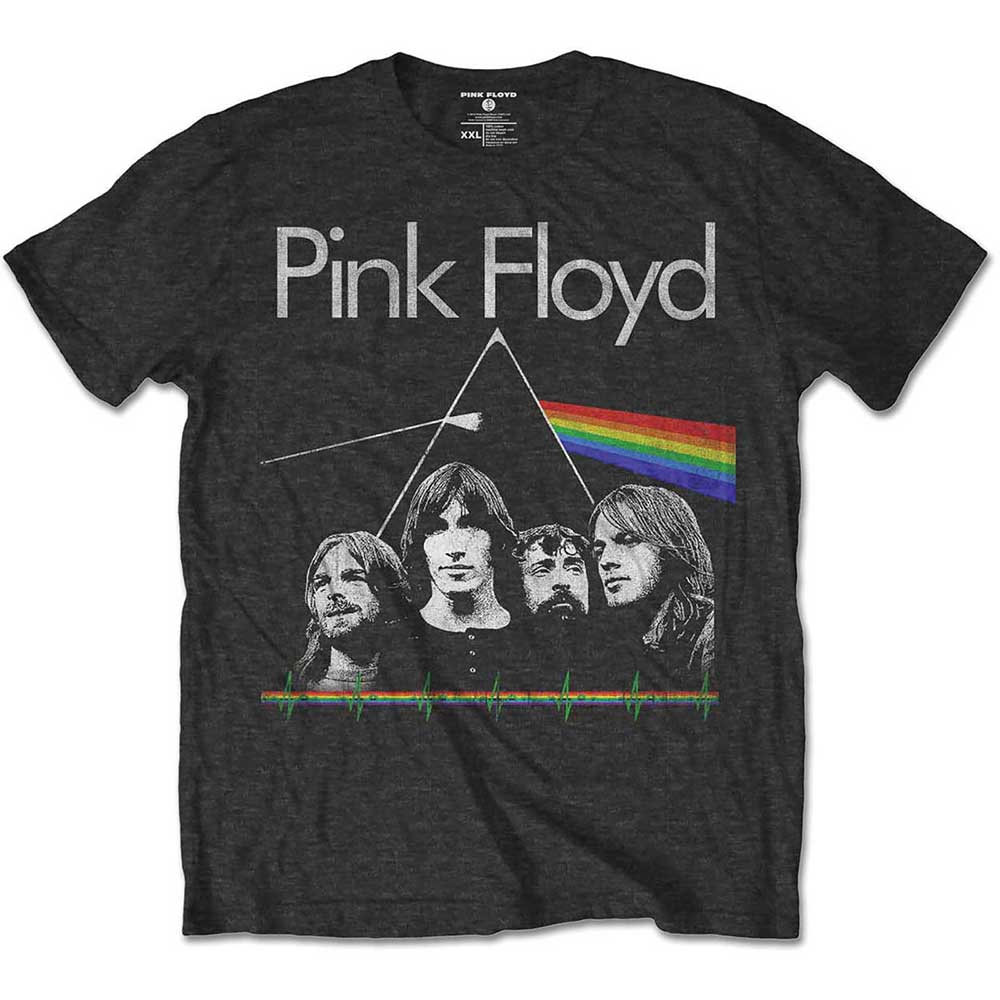 Tričko Pink Floyd - DSOTH Band & Pulse, Dieťa,Šedá,9 – 10 rokov
