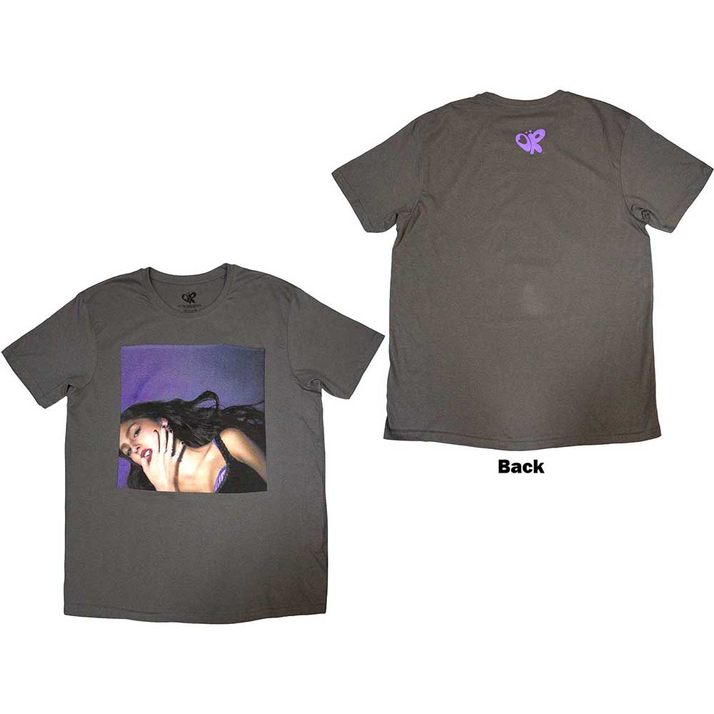 Tričko Olivia Rodrigo - Guts Album Cover, Unisex,Šedá,M