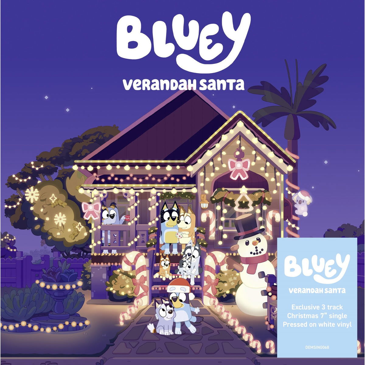 Vinyl Bluey - 7-VERANDAH SANTA