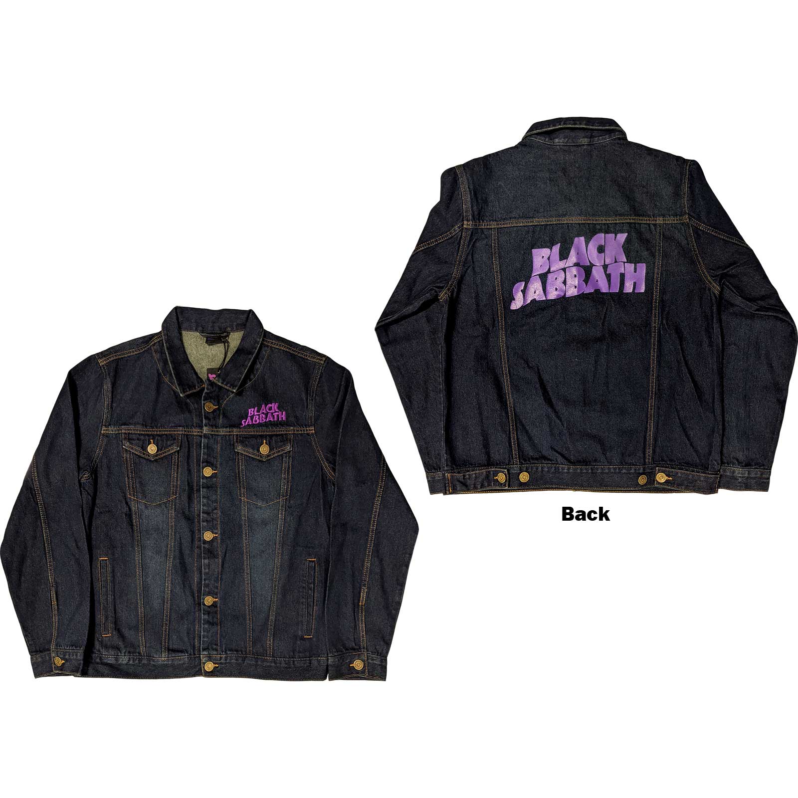 Bunda Black Sabbath - Wavy Logo, Unisex,Modrá,XXL