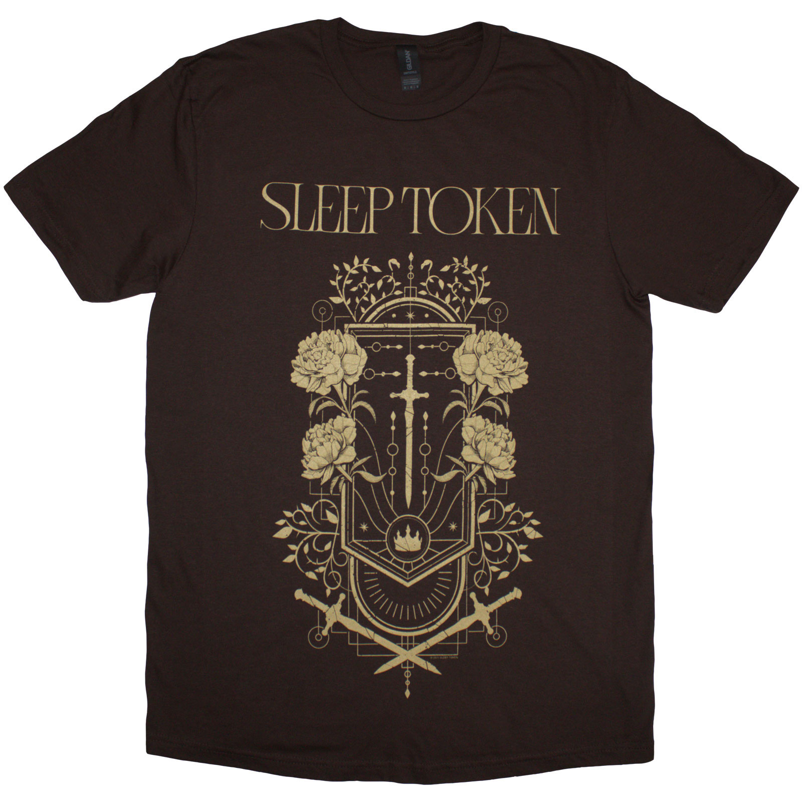Tričko Sleep Token - Damocles, Unisex,Hnedá,XXL
