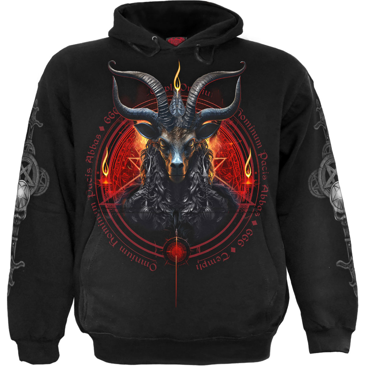 Mikina Spiral Stairs - Baphomet, Unisex,Čierna,M