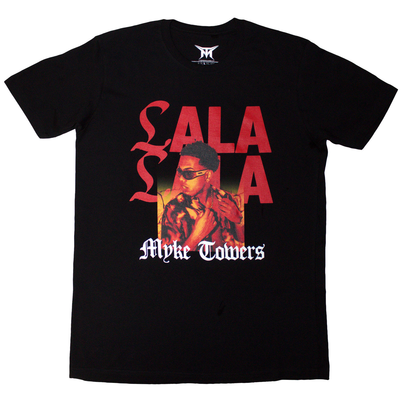 Tričko Myke Towers - Lala, Unisex,Čierna,XXL