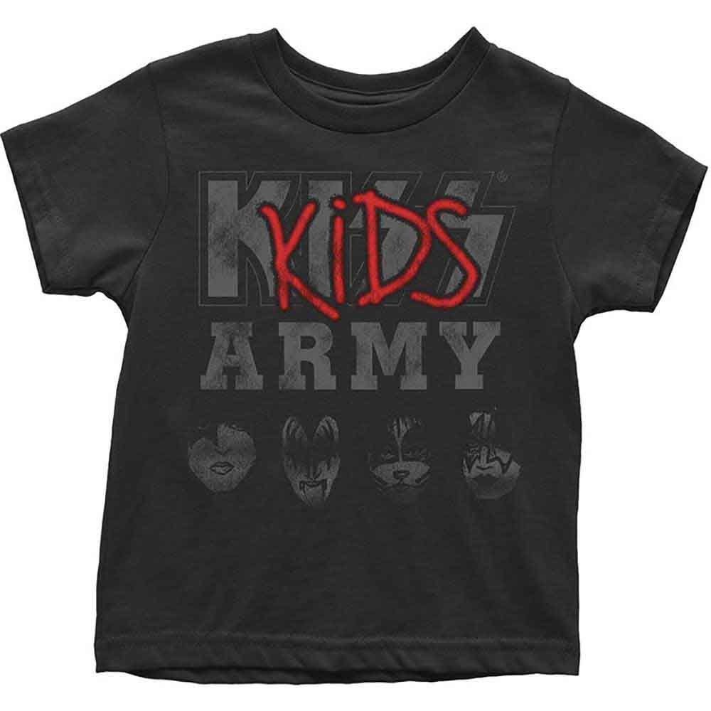 Tričko Kiss - Army, Dieťa,Čierna,5 – 6 rokov