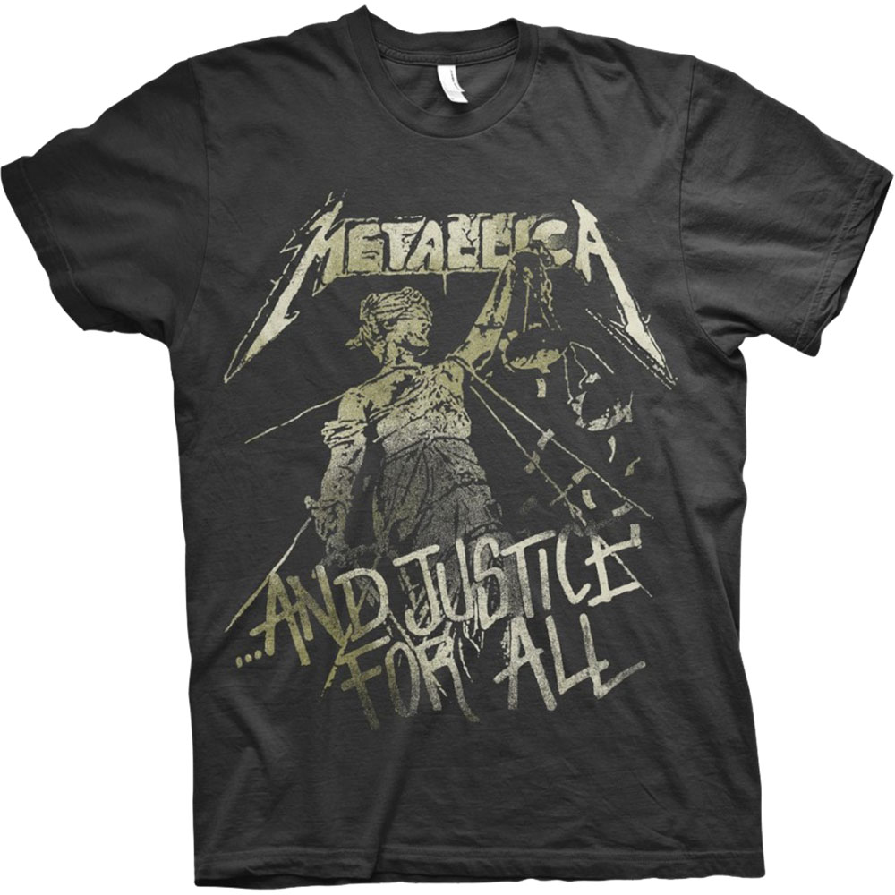 Tričko Metallica - Justice Vintage, Unisex,Čierna,XXL