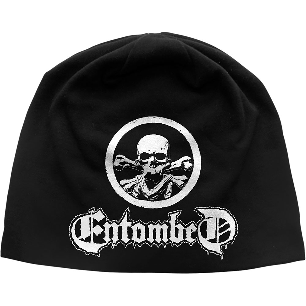 Čapica Entombed - Skull Logo, Unisex,Čierna,Univerzálna