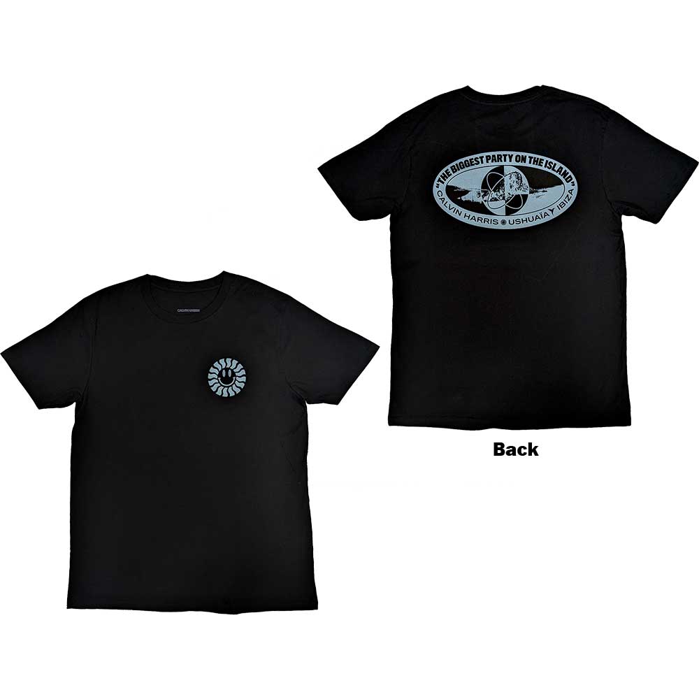 Tričko Calvin Harris - Biggest Party, Unisex,Čierna,XXL