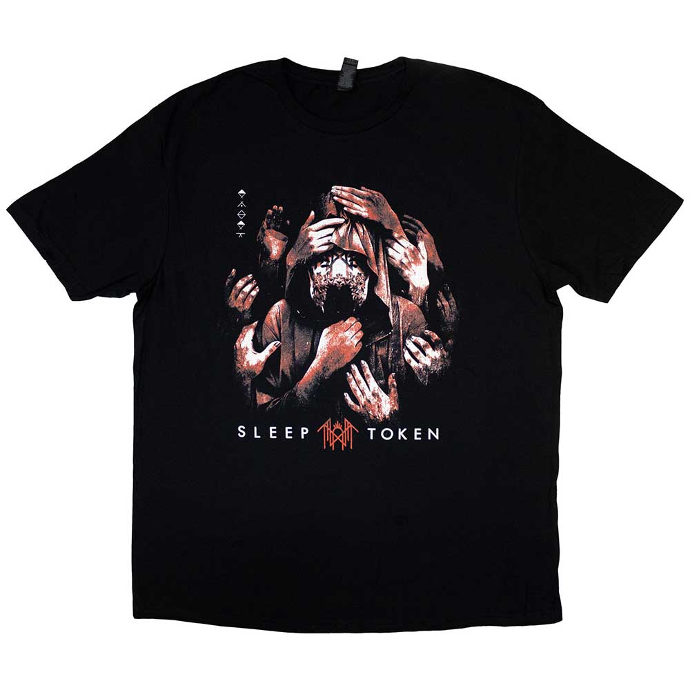Tričko Sleep Token - Grabbing Hands, Unisex,Čierna,XL