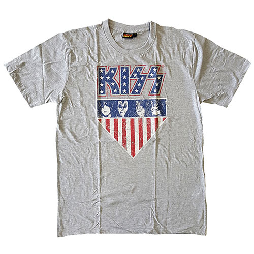 Tričko Kiss - Stars And Stripes, M