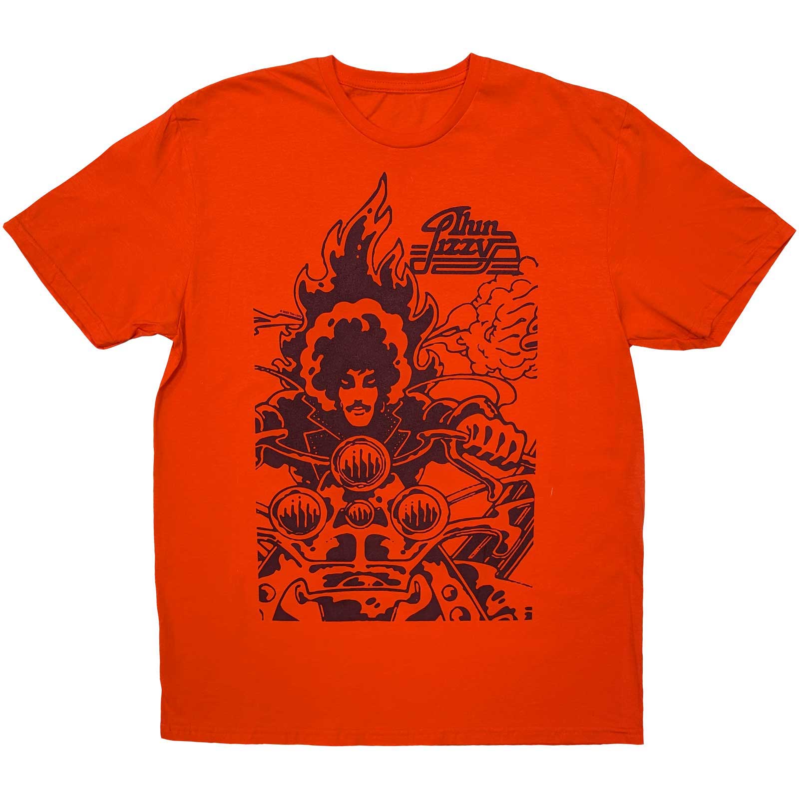 Tričko THIN LIZZY - The Rocker, Unisex,Oranžová,XXL