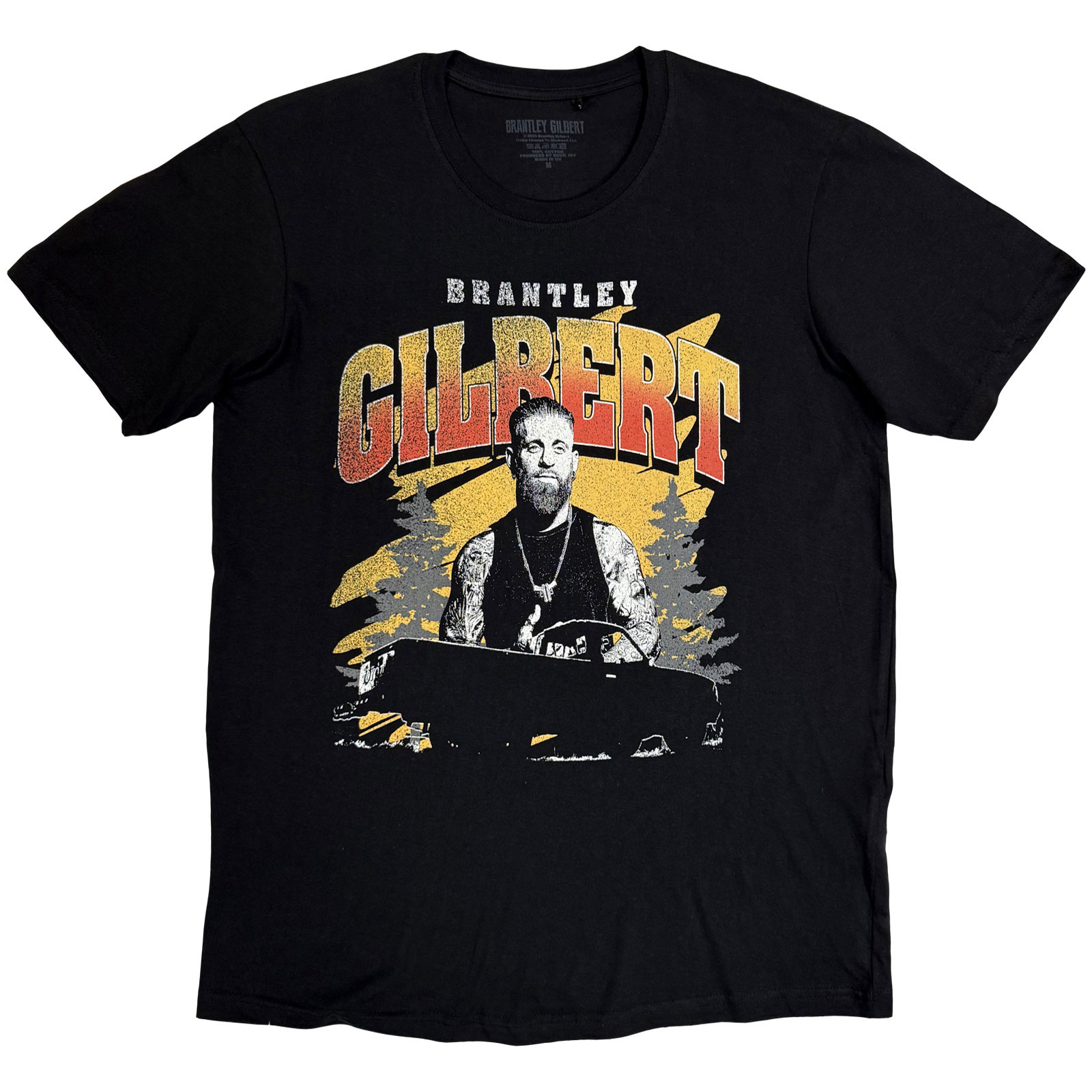 Tričko Brantley Gilbert - Truck, Unisex,Čierna,XXL