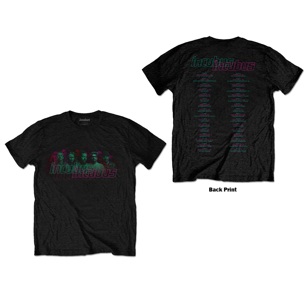 Tričko Incubus - 17 Tour, Unisex,Čierna,XXL