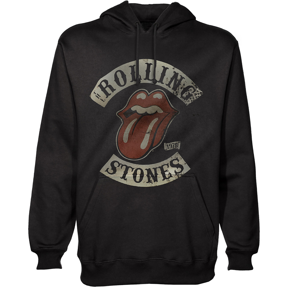 Mikina The Rolling Stones - 1978 Tour, Unisex,Čierna,3XL
