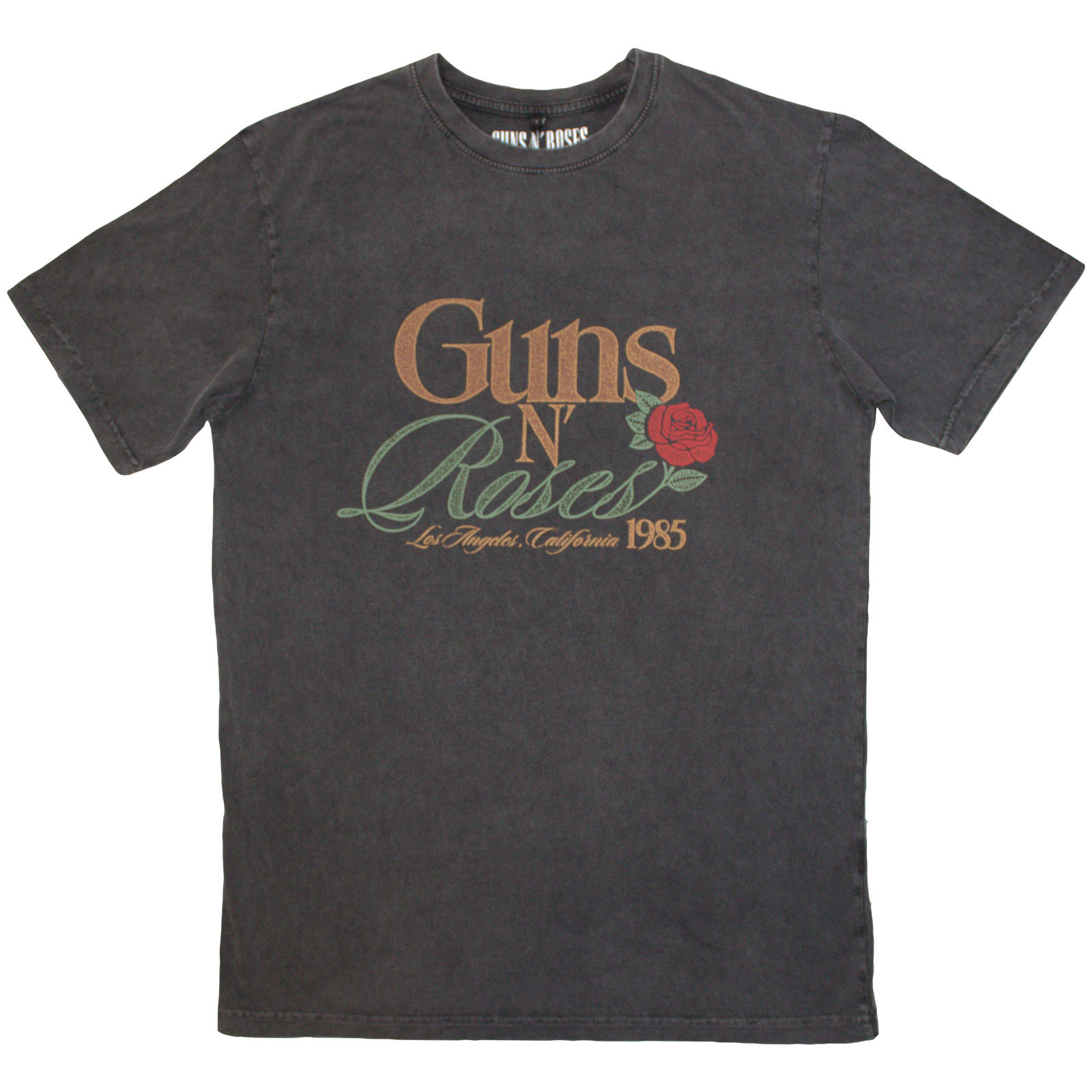Tričko Guns N’ Roses - California 1985, Unisex,Šedá,XXL